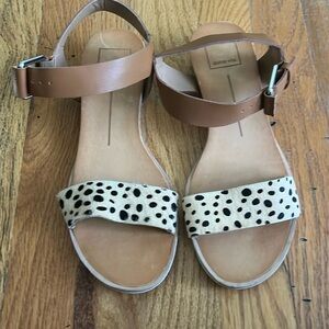 Dolce Vita leopard print aandal